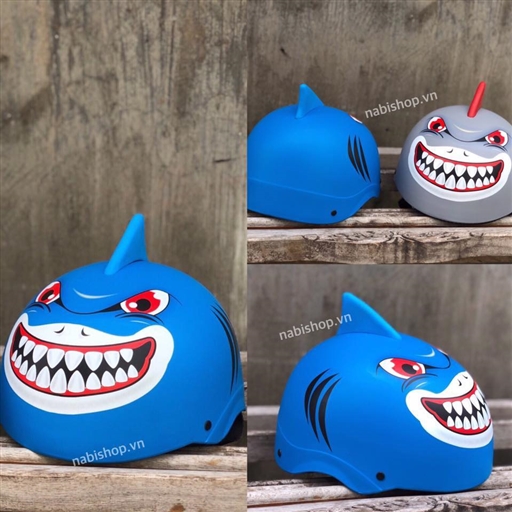 nón thú , nón cá mập , nón cá mập đẹp , shark helmet , nón bảo hiểm cá mập