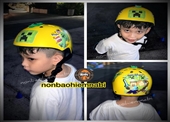 Mũ bảo hiểm trẻ em Minecraft 3D dễ thương cho bé yêu❤️