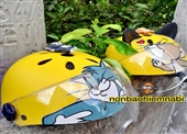 Mũ bảo hiểm cặp dễ thương Tom & Jerry
