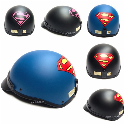 nón bảo hiểm siêu nhân , nón bảo hiểm superman , nón bảo hiểm dễ thương , nón bảo hiểm đẹp, nón bảo hiểm đôi