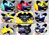 Mũ bảo hiểm trẻ em siêu nhân Người Dơi Batman 3D cao cấp