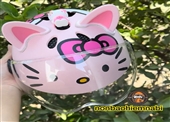 Mũ bảo hiểm trẻ em Hello Kitty 3D dễ thương cho bé yêu❤️