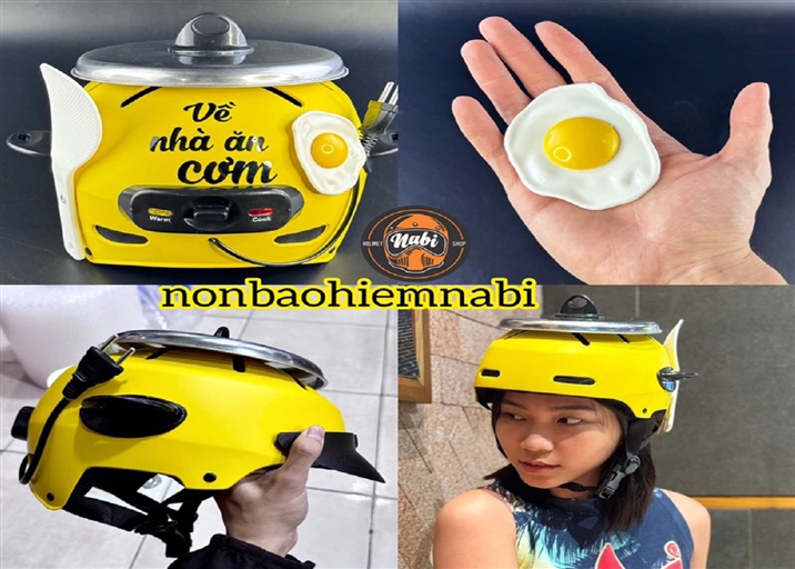 Mũ bảo hiểm nồi cơm điện cao cấp❤️