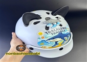 MŨ BẢO HIỂM CÁ MẬP 3 CHÂN TRALALERO TRALALA