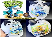 MŨ BẢO HIỂM CÁ MẬP 3 CHÂN TRALALERO TRALALA