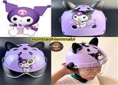 Mũ bảo hiểm Kuromi 3D dễ thương cao cấp