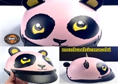 Mũ bảo hiểm kính Panda cao cấp Tặng tai - Siêu dễ thương