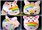 MŨ BẢO HIỂM TRẺ EM CẦU VỒNG NGỰA UNICORN
