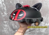 Mũ bảo hiểm trẻ em Deadpool 3D dễ thương cho bé yêu❤️
