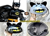 Mũ bảo hiểm trẻ em Batman siêu anh hùng 3D dễ thương cho bé yêu❤️