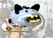 Mũ bảo hiểm trẻ em Batman siêu anh hùng 3D dễ thương cho bé yêu❤️